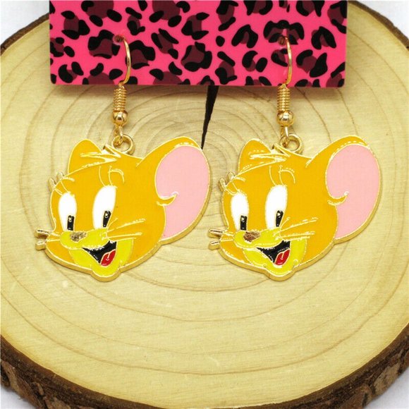 NWOT Tom & Jerry Drop Earrings - Picture 1 of 3